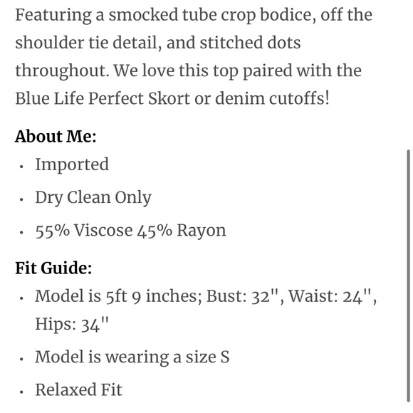 Tasha tube top. Daisy ditzy black white pattern. - Picture 4 of 7